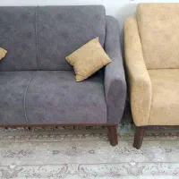 مبل 7نفر با 4گل میز شیشه ای|مبلمان خانگی و میز عسلی|آباده, |دیوار