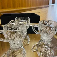 سرویس کریستال خورشیدی ۲۴ نفره فنجان  ۹۷ پارچه