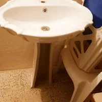 روشویی بزرگ بدون هیچگونه شکستگی|لوازم سرویس بهداشتی|محمدیه-قزوین, |دیوار