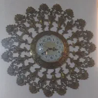 گلدان۹۰س وساعت۷۰س برنجی(برنز)