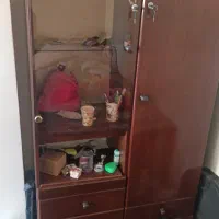 کمد و ویترین چوب گردو