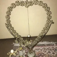 ایینه و شمعدانی قدیمی/عتیقه