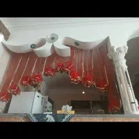 پرده پشت اپن فروشی