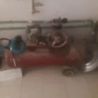 یک عدد موتور تریل مدل 85 و یک عدد پمپ باد|موتورسیکلت|آران و بیدگل, |دیوار