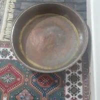 تشت مسی قدیمی بزرگ|ظروف پخت‌وپز|میاندوآب, |دیوار