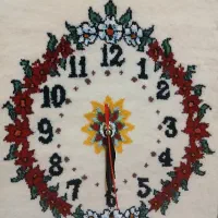 فرش دستبافت ساعت|ساعت دیواری و تزئینی|بیجار, |دیوار