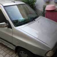پراید مدل ۹۱ نقره‌ای