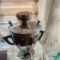 سماور قدیمی کاملا سالم تنور ش سالم|سماور، چای‌ساز، قهوه‌ساز|اصفهان, درب کوشک|دیوار