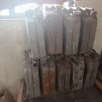 گالن فلزی قدیمی و آنتیک دکوری و سالم|کلکسیون اشیاء عتیقه|جلفا, |دیوار