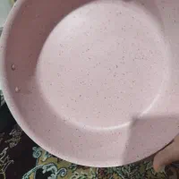 قابلمه هفت پارچه ضد خش مشکی داخل صورتی|ظروف پخت‌وپز|الوند, |دیوار