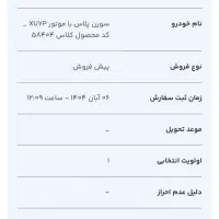فروش فوری حواله سورن پلاس