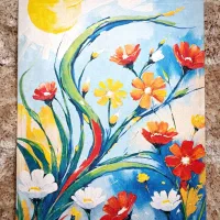 تابلو پارچه ای رویه مخمل|تابلو، نقاشی، عکس|هشتگرد, هشتگرد قدیم|دیوار