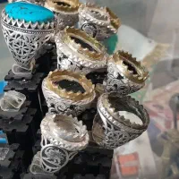 انگشتر نقره مستعمل شکسته