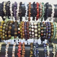 دستبند گردنبند گوشواره سنگ اصلی طبیعی