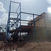 زمین و اسکلت طبقه بالا فروشی در شهرک بهشت بجستان
