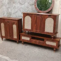 جاکفشی اینه کنسول میز تیوی|جاکفشی، کمد، دراور|آباده, |دیوار