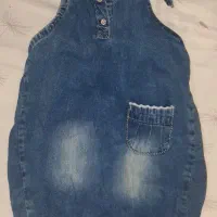 شلوار لی پیش بندی دوتا تا یکسال میخوره