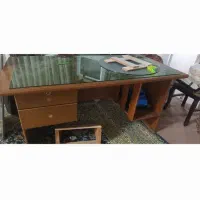 میزکامپیوتر..تخت یک نفره.سالم.باتشک ا|میز تحریر و کامپیوتر|کوچصفهان, |دیوار