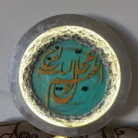 تابلو ماه دکوراتیو ال ای دی دار|تابلو، نقاشی، عکس|کاشان, شهرک ۲۲ بهمن|دیوار