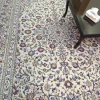 فرش ۹متری کرم کاشان