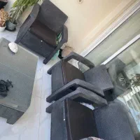 مبل حصیری تراس