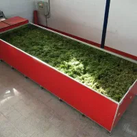 دستگاه خشک کن سبزی استخری (ظرفیت تناژی بالا)