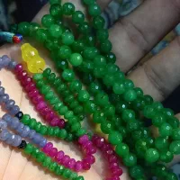 تسبیح یاقوت وزمرد افغان وزبرجد شاه مقصود کهنه