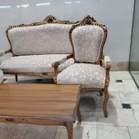 مبلمان استیل چوب راش