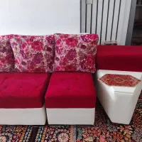 مبل 4نفره راحتی درحدنو|مبلمان خانگی و میز عسلی|فیروزآباد (فارس), |دیوار