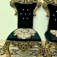 مبلمان سلطنتی ۹ نفره با سه میز عسلی|مبلمان خانگی و میز عسلی|قم, نخودی|دیوار