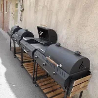 کباب پز پایه دار با رنگ نسوز باربیکیو استاندارد