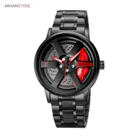 ساعت طرح رینگ ماشین