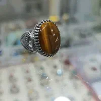 انگشترهای نقره با نگین جواهری گوهر تراشی نگینستون