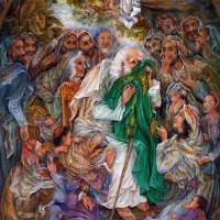 تابلو فرش بوی پیراهن یوسف