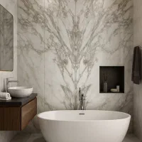 کاشی کاری چسبی بنای خورده کاری