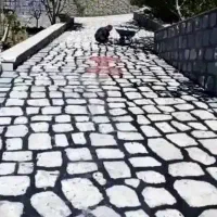 اجرای سنگ مالون لاشه و سنگ فرس و سیلبند