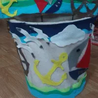 جای سطل و جا دستمال اتاق کودک|اسباب و اثاث بچه|کرج, برغان|دیوار