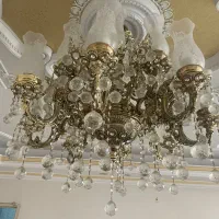 لوستر برنز ۱۶ شعله|لوستر و چراغ آویز|اندیشه, اندیشه فاز ۳|دیوار