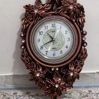 ساعت دیواری نونو نگین کاری جنسش پیویسی محکم