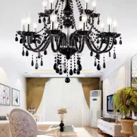 لوستر کریستال تک‌رنگ و رنگارنگ از 4 تا 30 شعله|لوستر و چراغ آویز|تهران, ایرانشهر|دیوار