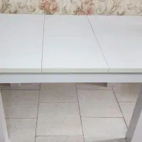 میزغذاخوری ۶ نفره ام دی اف ترکیه سفید سفارشی