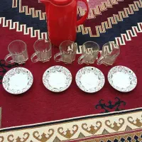 فلاسک.نیم لیوانی.نلبکین