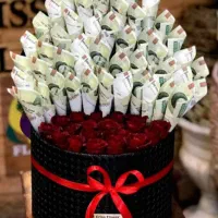 گل روبانی و بوکت پروانه ای|گل مصنوعی|میاندوآب, |دیوار