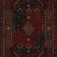 فرش قرمز/ سنتی/ اقساط|فرش|قشم, |دیوار