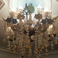 لوستر برنز|لوستر و چراغ آویز|اراک, |دیوار