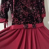 لباس مجلسی زرشکی