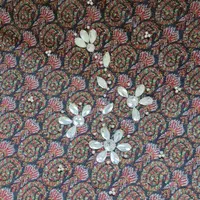 ترمه قدیمی نو نو آسترکشی نگین ویراق دوزی کار دست|پرده، رانر، رومیزی|تهران, ستارخان|دیوار