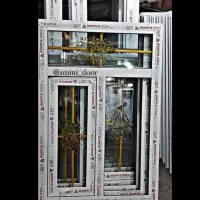 تولیدکننده انواع درب وپنجره pvc upvc اهنی ضدسرقت|مصالح و تجهیزات ساختمان|بهارستان, |دیوار