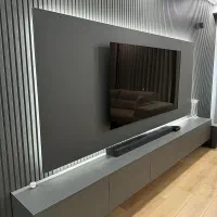 بازسازی ویلا کاغذ دیواری کفپوش ماربل تی وی وال|خدمات پیشه و مهارت|آمل, |دیوار