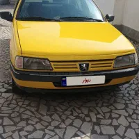 پژو ۴۰۵ تاکسی عمومی بین شهری مدل ۹۱ دوگانه سوز